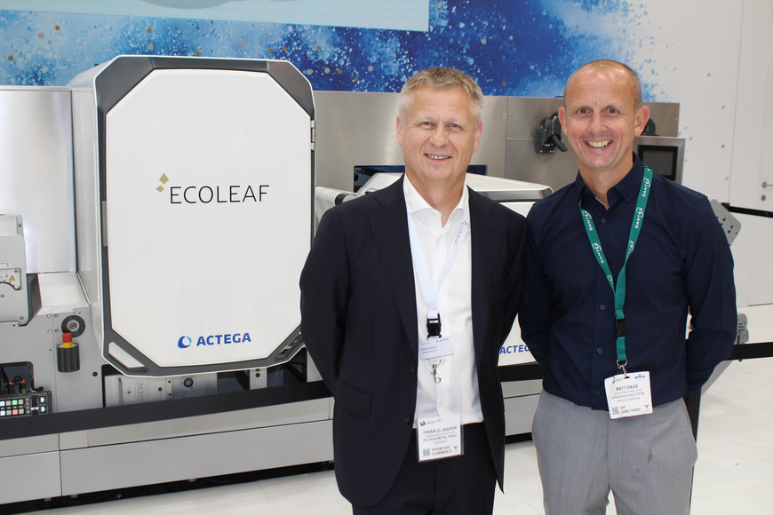 ACTEGA Confirms High Speeds Now Achievable with ECOLEAF and Industry Leaders Adopting On-Demand Metallization